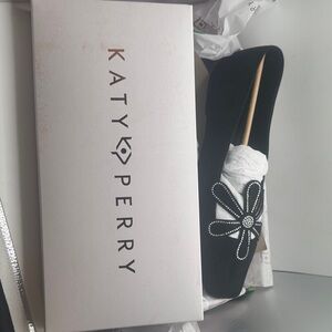 Katy Perry Collections Black Evie Daisy Flat